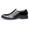 Mode Herren Formelle Lederschuhe Schwarz Spitzschuh Herren Slipper Party Büro Business Casual Schuhe für Herren Oxford Schuhe Herren Kleiderschuhe