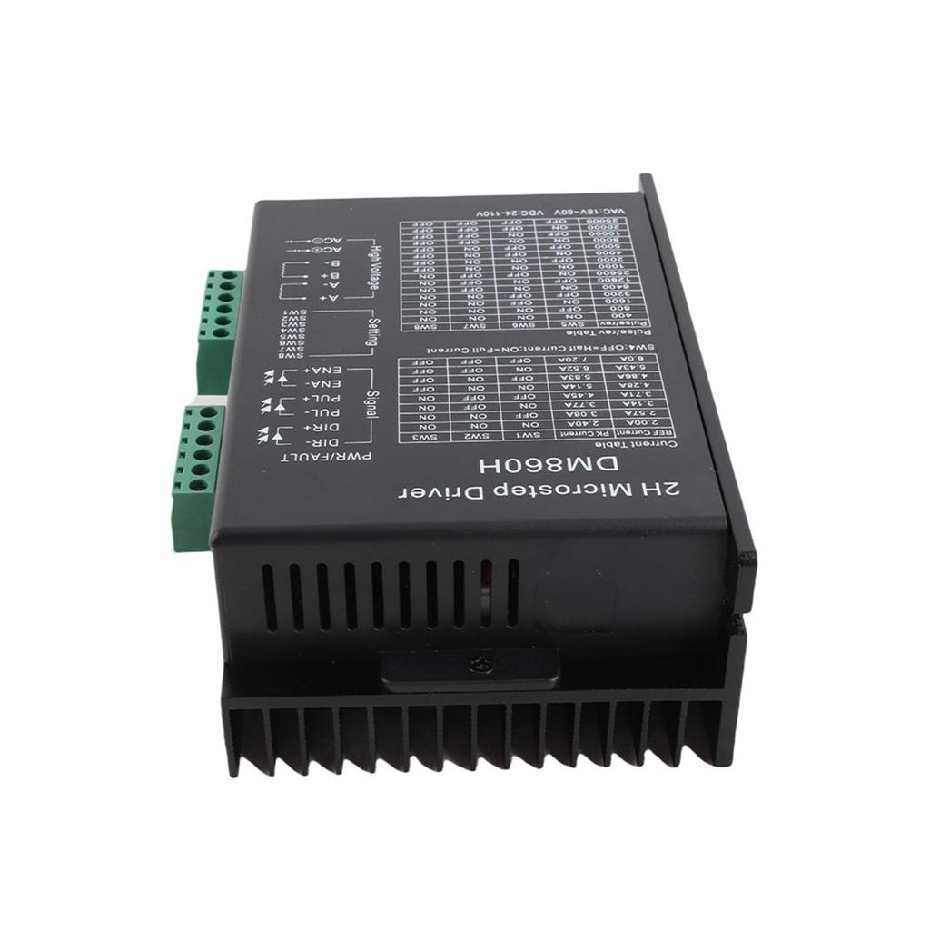 Stepper Control Industrial Automation Stepper Motor Drive 2-Phase Optical Isolation Input NEMA23 NEMA34 DM860H