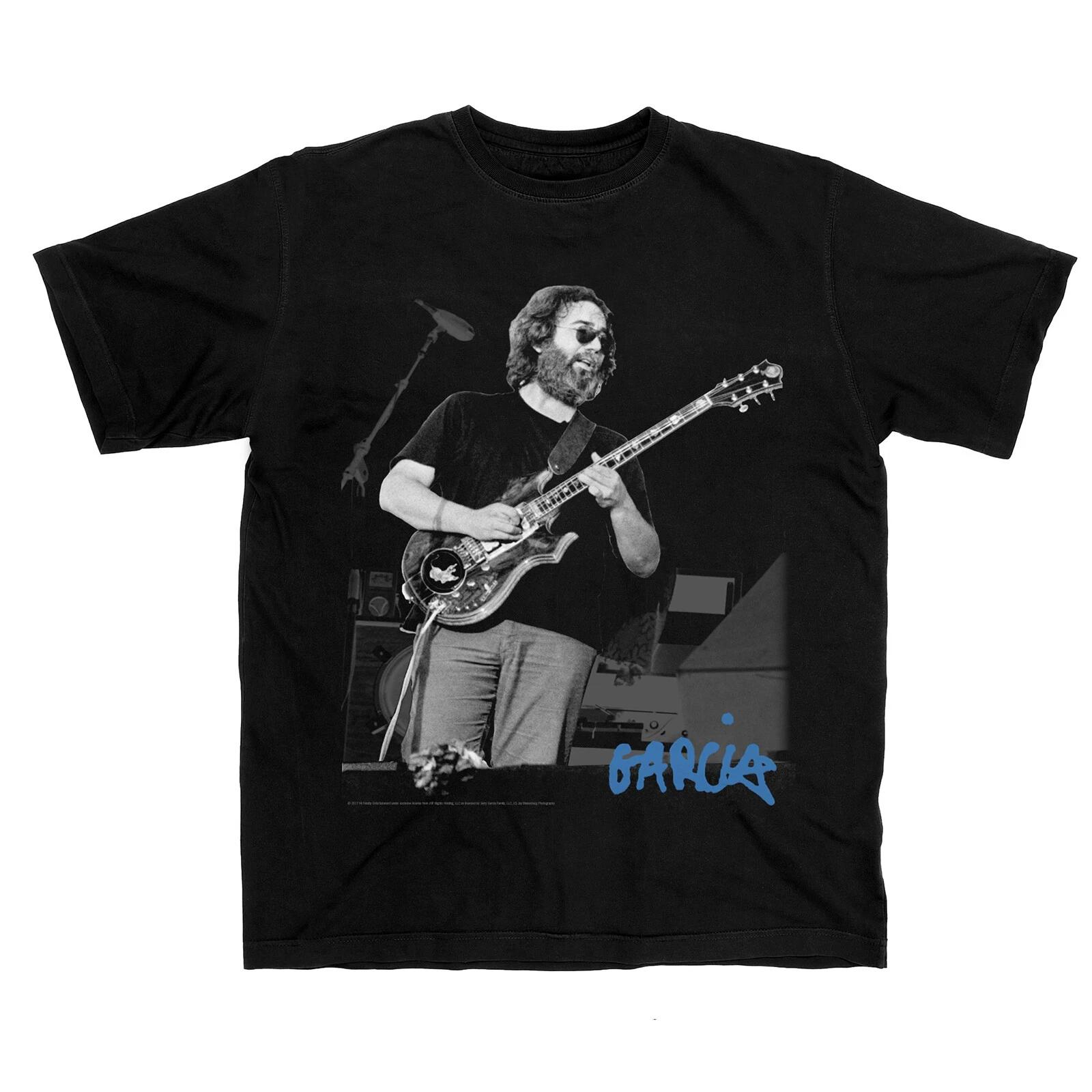 

Authentic JERRY GARCIA Live Portrait T-Shirt Black S M L XL 2XL NEW M