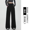 Lamb Wool Sweatpants Women's Autumn and Winter Extra Thick Thermal Cotton Pants Wear Casual Wide-leg Fleece Thickened Sweatpants