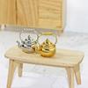 Miniature Food Scene Model 1:12/ 1:6 for Doll House Small Kitchen Accessory Mini Alloy Kettle Small Chic Mini Kettle Mod