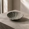 Low-Slung Ceramic Bowl with Lustrous Glaze Stylish Shallow