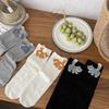 All-Season Cotton Socks For Women – 1 Pair Breathable Comfortable, Cartoon Cat Design Daily Socks