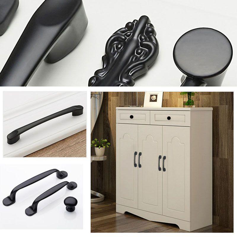 Elegant Modern Matte Black Nickel Kitchen Cabinet Handle With Superior Finish