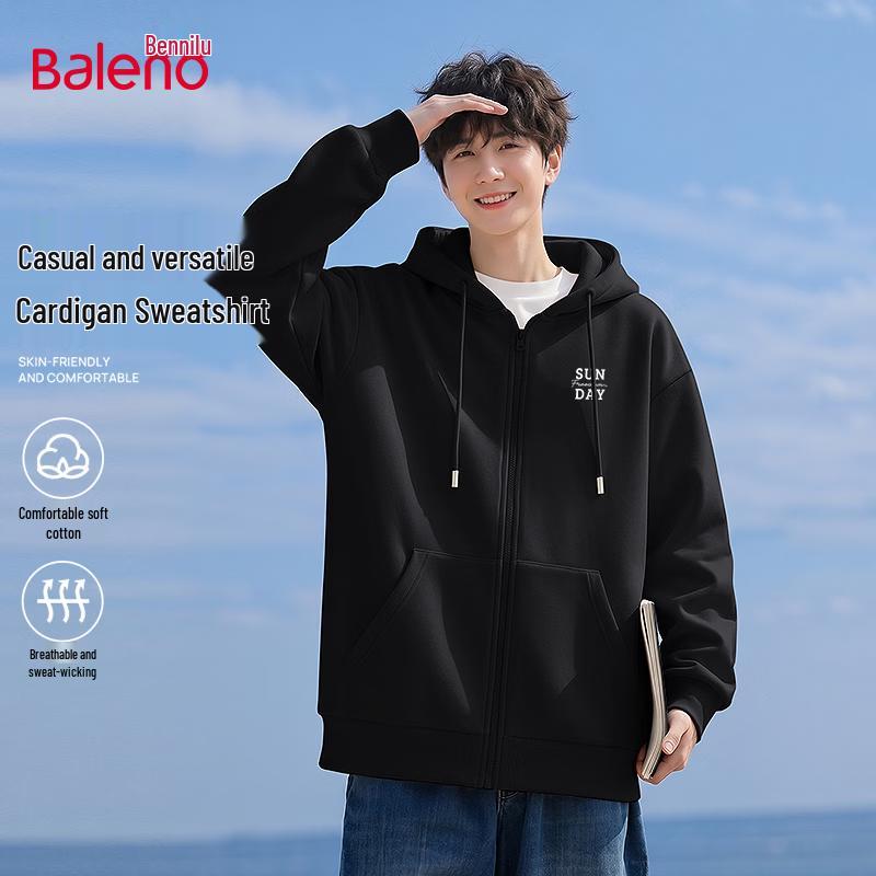 Baleno Men s Hooded Sweatshirt Jacket 4XL