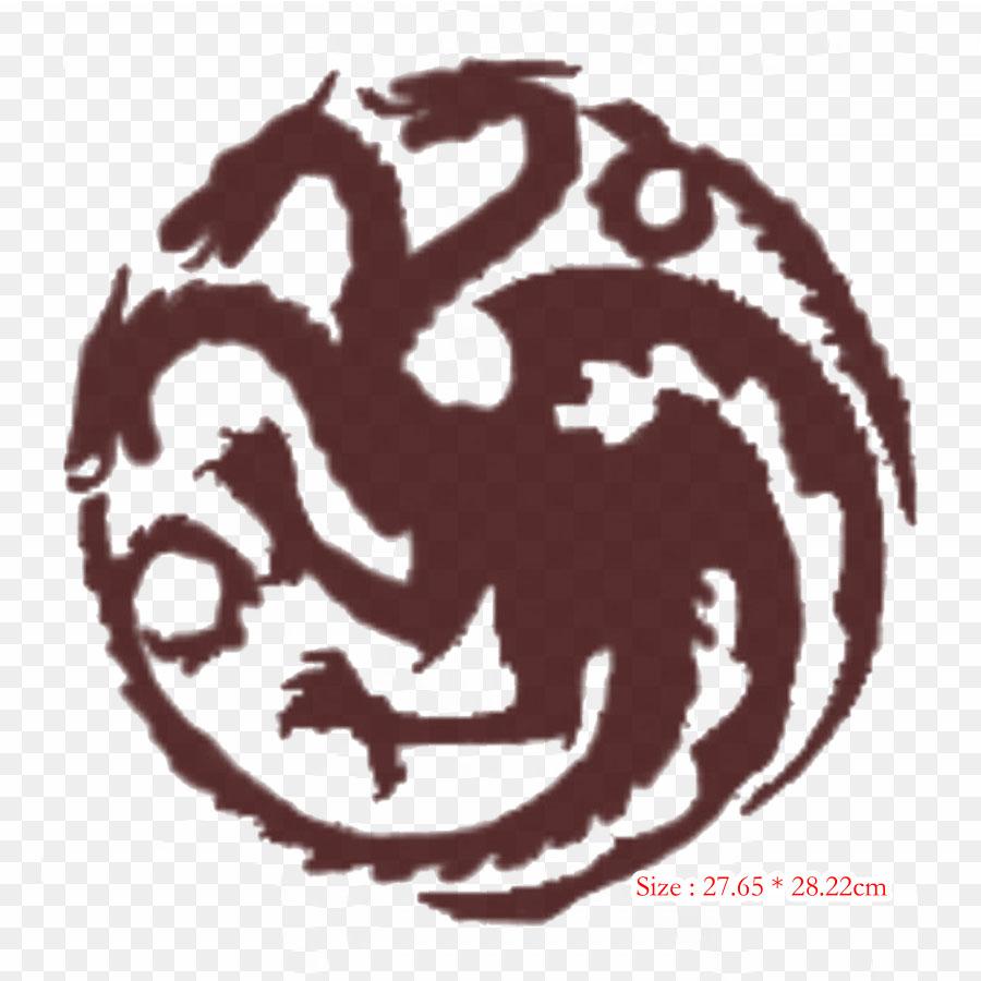 House Targaryen Iron On Heat Transfer Printing Vinyl Patches Sticker for Clothes DIY Appliques Washable Patches