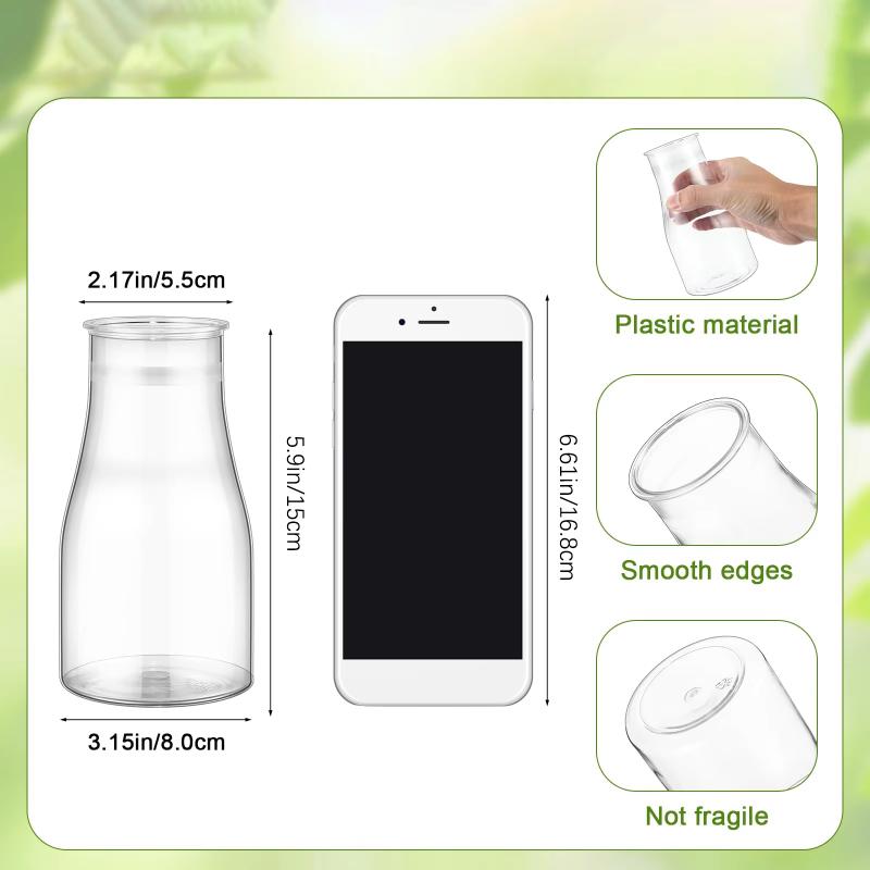 High Quality Plastic Vase, Transparent Vase, Suitable for Table Decoration, Wedding, Home, Table Decoration