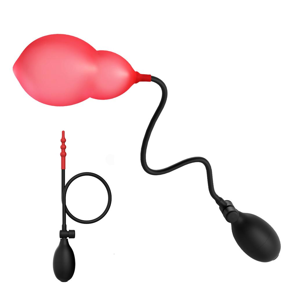 New Inflatable Butt Plug Expansion Vagina Anal Dilator Stimulator Prostate Massager Huge Bead Dildo Anal Plug Adult Womens Tool