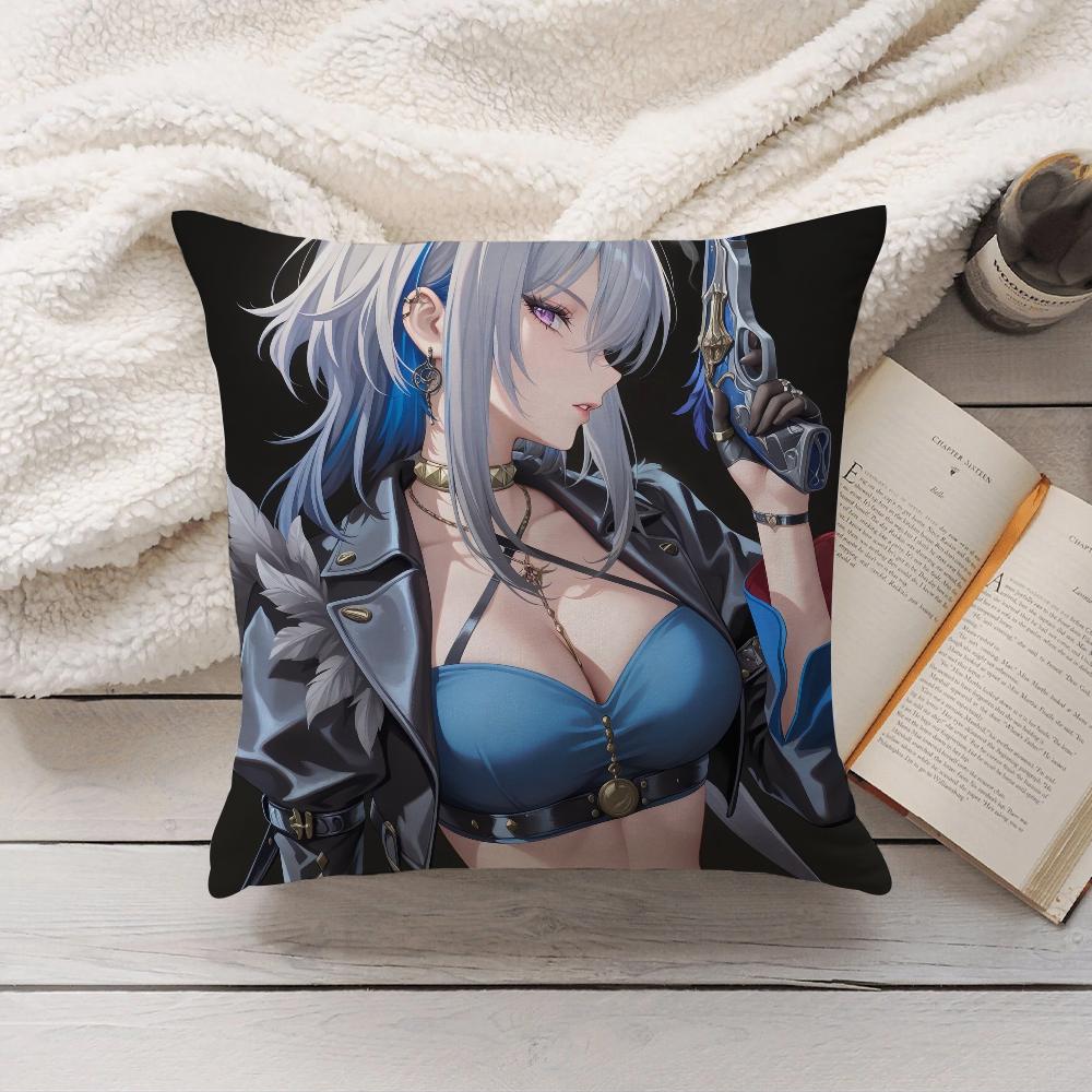 Wuthering Waves Galbrena Pillow Case Home Decoration Cushion Cover Suitable For Bedroom Car Office Sofa