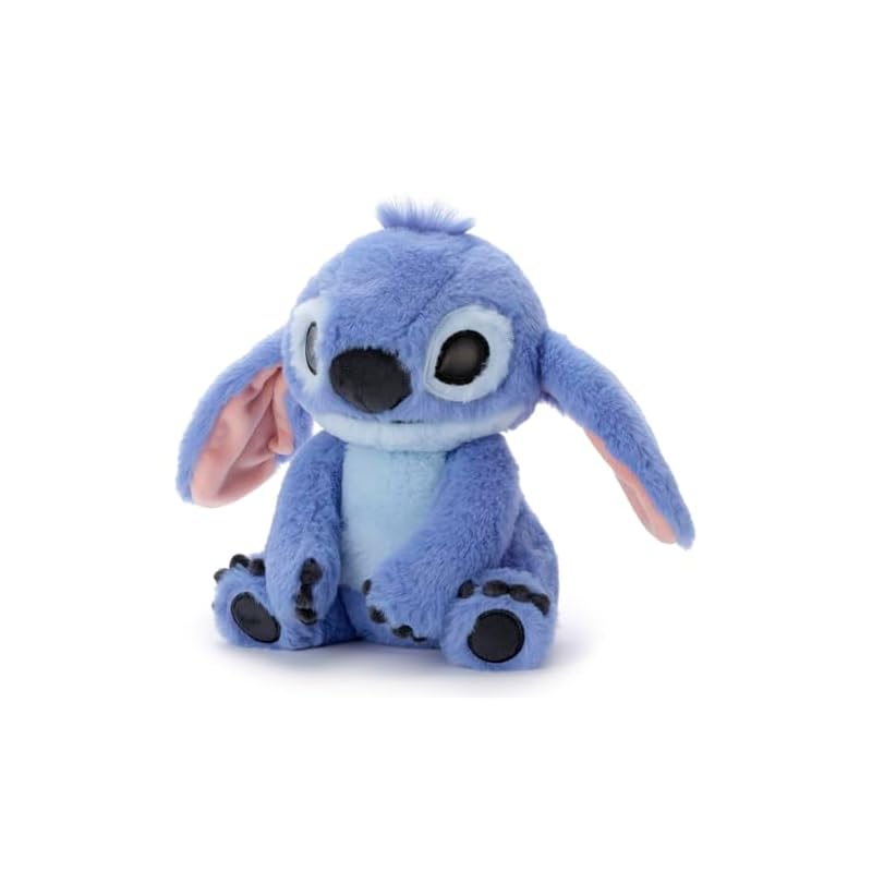 Takara Tomy Arts (TAKARATOMY A.R.T.S) Disney Characters Live-Action Movie Lilo & Stitch Plush Toy S - Stitch Plush Toy (approx. 23cm tall)