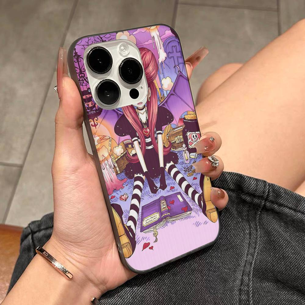 Anime S-Sugar Sugar Soft Corrugated Transparent Phone Case For IPhone 17 15 16 11 12 13 14 Pro Max Plus Pro