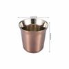 Durable Beer Mug Stainless Steel Tea Cup Reusable Espresso Cup  For Drinking