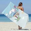 Beach Towel Microfiber Sand Free Quick Dry Soft Sandproof Pool Towels Gift for P-PUSHEEN Cat Women Travel Gym Shower Camping
