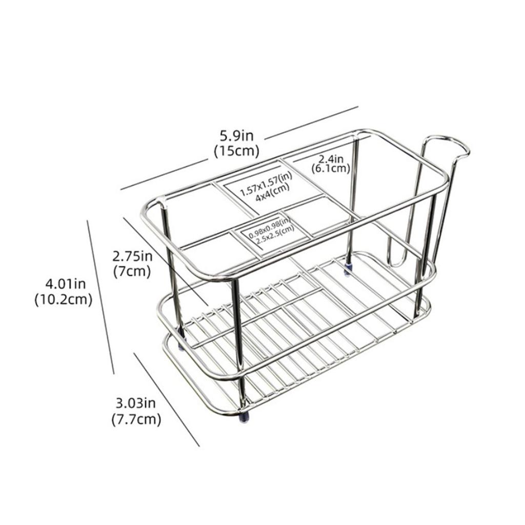 Stainless Steel Toothbrush Holder Toothpaste Holder Stand Counter Stand for Bathroom Countertop Vanity Electric Toothbrush