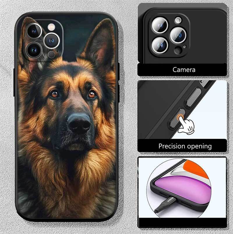 Rottweiler Doberman Guard Dog Phone Case for Redmi Note 12 12S 12C 13 13C 13R 14 14S 14R 14C 11A 13X A3 A3X A4 A5 Pro Max Plus
