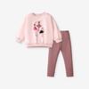 Cute Long Sleeve Cartoon Kids Set - Casual T-Shirt Outfit