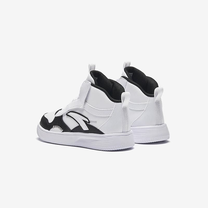 Anta Kids Comfortable Versatile High-Top Sneakers Kids Sneakers White Black A12439908-1