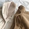 Women's Autumn Solid Vintage Thickened Vest Simple Sleeveless Outerwear Leisure Jacket
