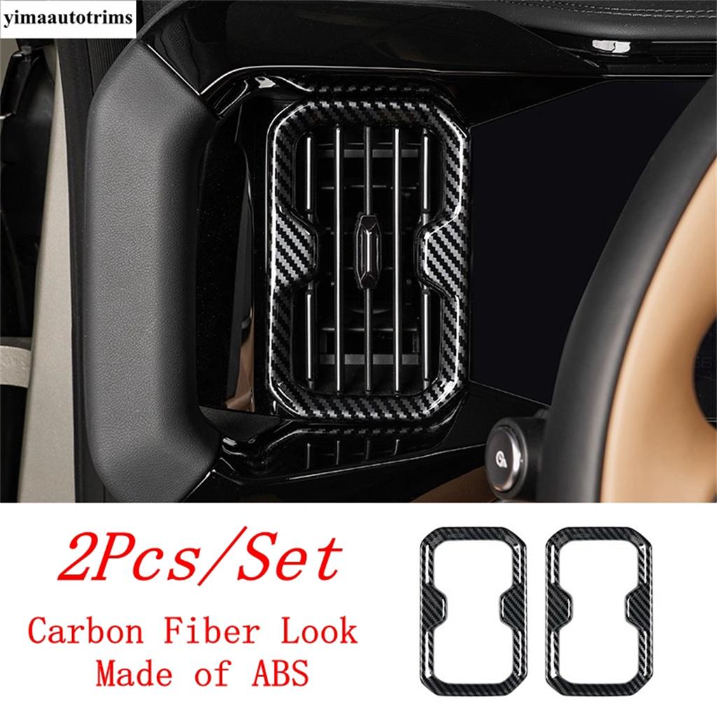 Read Light / Air AC Outlet Vent / Handle Bowl / Gear Shift Panel Cover Trim For BYD Leopard 8 2024 2025 Carbon Fiber Accessories