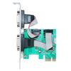 PCIE 2-Port Serial Expansion Card PCI Express To Industrial DB9 RS232 COM Port Adapter WCH382 Chip for Low-Profile Desktop PCs