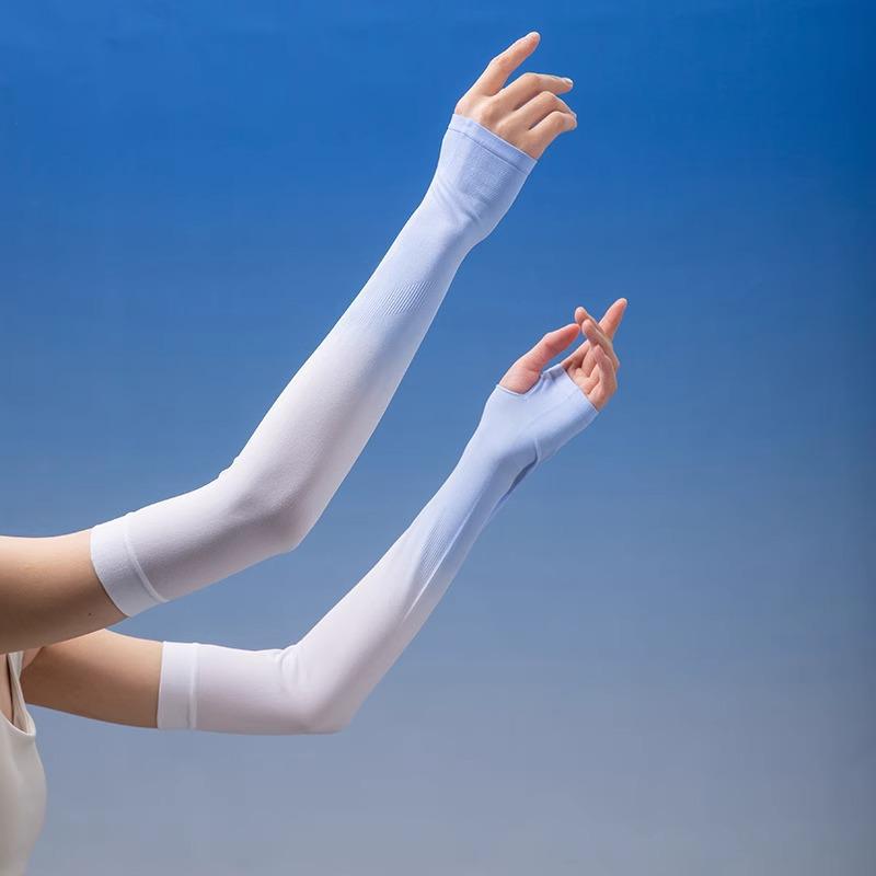 

2025 Women s Summer Ice Silk Arm Sleeves: Sun Protection, Anti-UV, Loose Fit for Driving