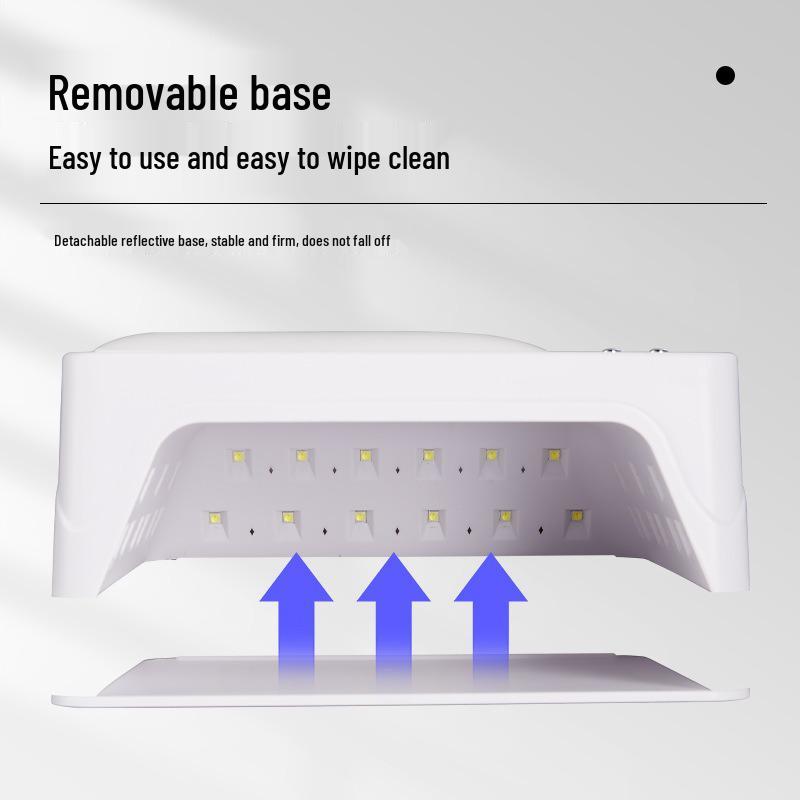 Portable Cross-Border Nail Lamp with UV/LED Dual Light for Quick-Dry, Wearable, Special Nail Phototherapy