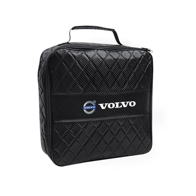 Car Leather Storage Bag High-capacity Auto Trunk Handbag For Volvo Xc60 Xc90 V40 V60 S60 V50 V90 S80 C40 XC40 V70 XC70 C30 EX90