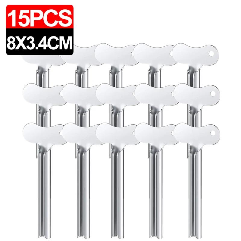 20/1PCS Stainless Steel Toothpaste Tube Squeezers Metal Key Toothpaste Squeezers for Bathroom Hair Dye Cosmetic Tubes Squeezer