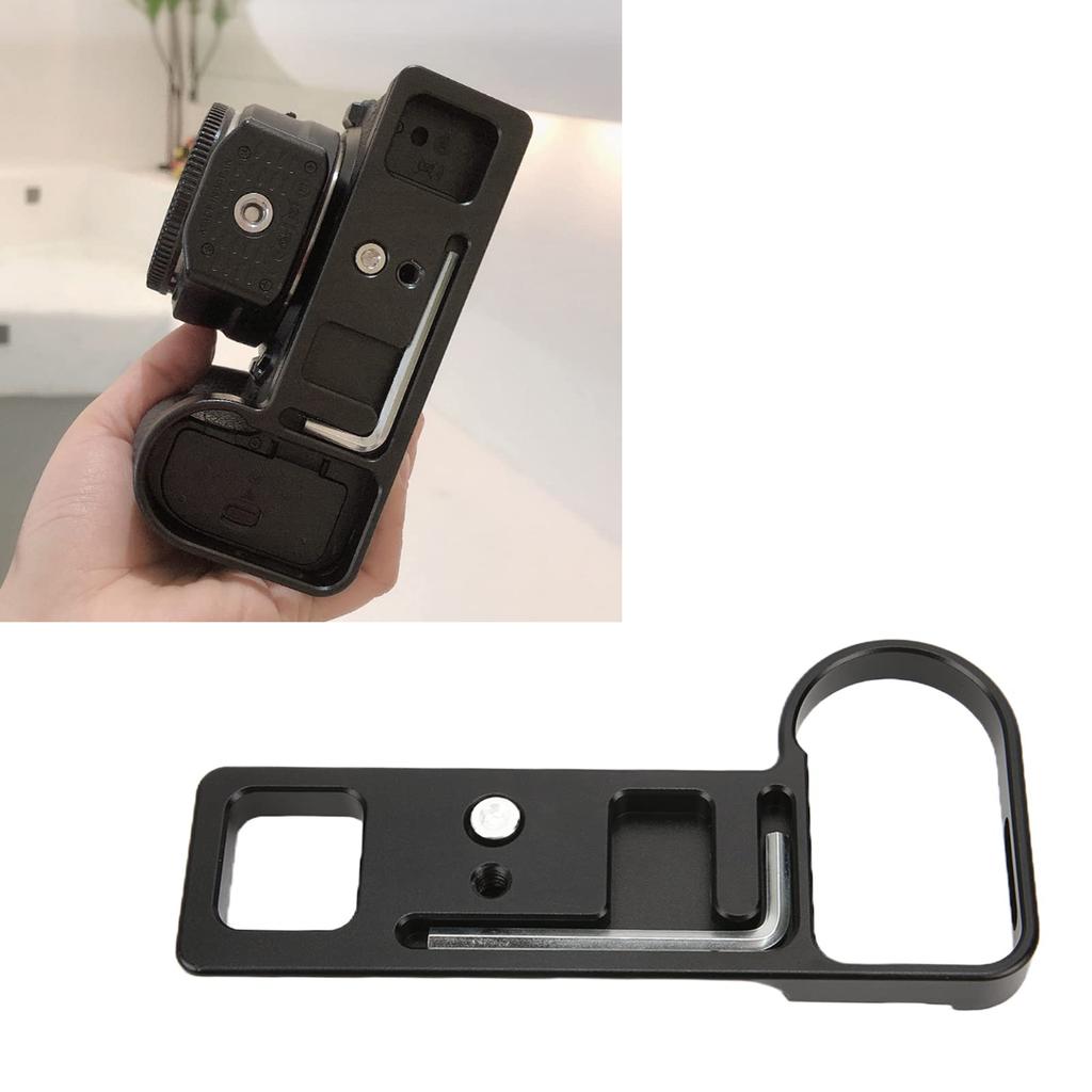 Vbestlife Mirrorless Camera Quick Release Base Plate for Metal Hand Grip Plate with Screw and Hex Wrench Z6/Z7, 1/4"