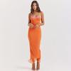 Summer New Mid Length Slim Fit Sexy Dress Women Lace Strapless Party Club Casual Dress Woman Fashion Solid High Waist Elegant Dresses 24471