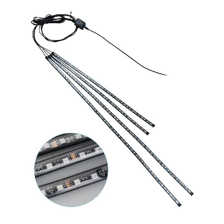Car Charssis Flexible LED Strip Light LED Underbody Remote /APP Control RGB Neon Lights Ambient Atmosphere Auto Decorative Lamp