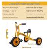 Kindergarten-Dreirad für Kinder 2-8 Jahre - Outdoor-Pedal-Fahrrad für Kleinkinder mit Eltern-Kind-Funktion