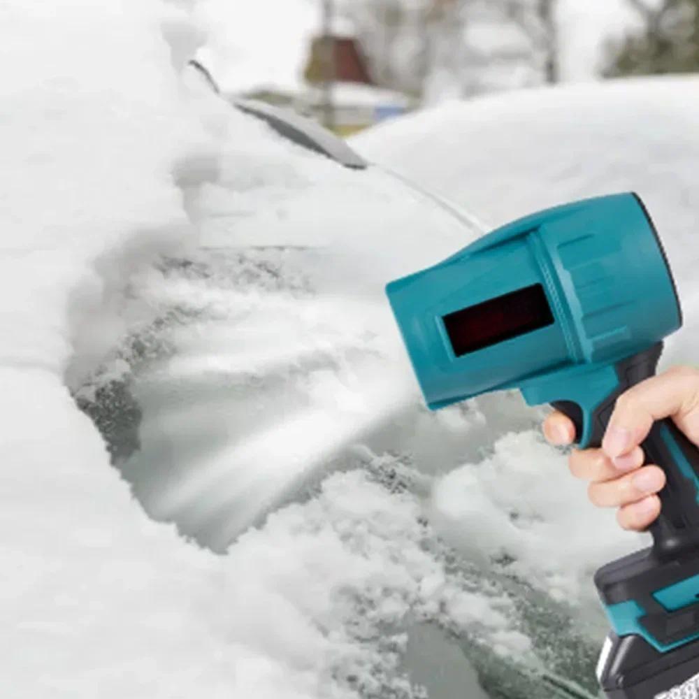 128000RPM Brushless Electric Air Blower Handheld Turbo Blower Cordless Portable Dust Snow Sweeper Tool