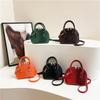 Women's Bag 2026 Spring New Fashion Crocodile Pattern Single Shoulder Crossbody Bag Niche Design Retro Shell Handheld