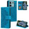 For Xiaomi Redmi Note 13 5G Leather Case Mandala Flower Cover Magnetic Clasp