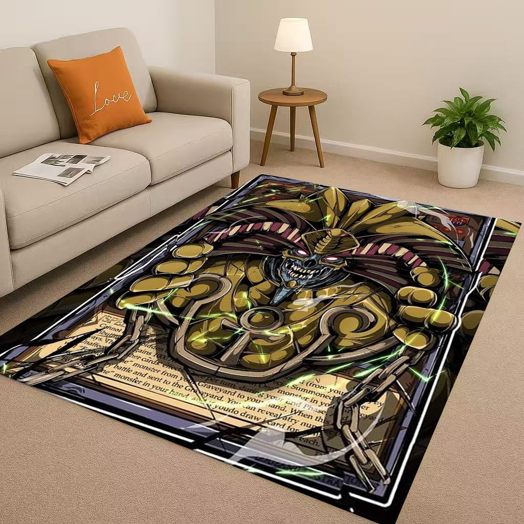 Slifer The Sky Dragon Yu-Gi-Oh MONSTER Cartoon Living Room Non-Slip Area Rug Carpet for Bedroom Sofa,Easy Clean Home Doormat