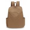 Women's Large Capacity Backpack Men Solid Color Backpack Student Schoolbag