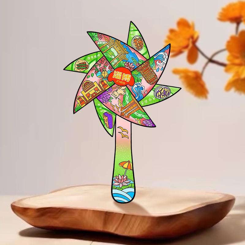 Zibo Wooden Refrigerator Magnets - Shandong Tourist Attractions & Cultural Souvenirs