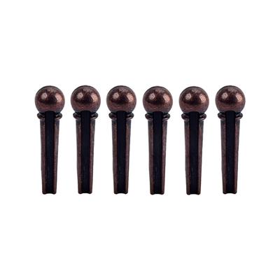 6Pcs Acoustic Guitar Bridge Pins Replacement String Pegs Guitar String Studs for Acoustics Folk Guitar Ukuleles Enduring