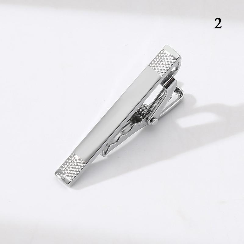 New Fashion Men'S Tie Clips Metal Necktie Daily Business Wedding Ceremony Tie Clip Pin Men Fashion Party Jewelry Accessories Gif