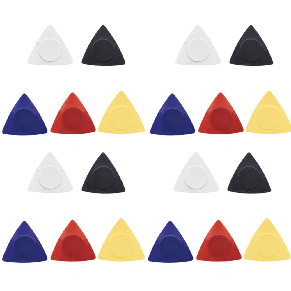 20PCS ABS Material Acoustic Guitar Picks Triangle Guitar Picks For Guitar Playing