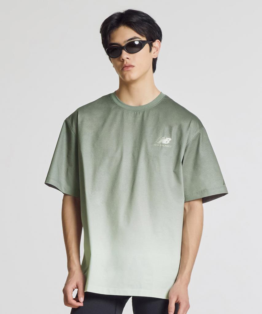 Nyuballanseu Nbneg25423 / Uni Rc Frozen Pictogram Short Sleeve T-Shirt (Light Khaki)