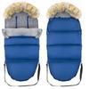 Conjunto de saco de dormir para carrinho de bebé, assento, trenó, inverno, saco azul marinho + capa