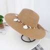 Women's Straw Hat Summer New Outdoor Beach Hat Literary and Retro Big Edge Sun Protection Hat Ethnic Style Sun Hat