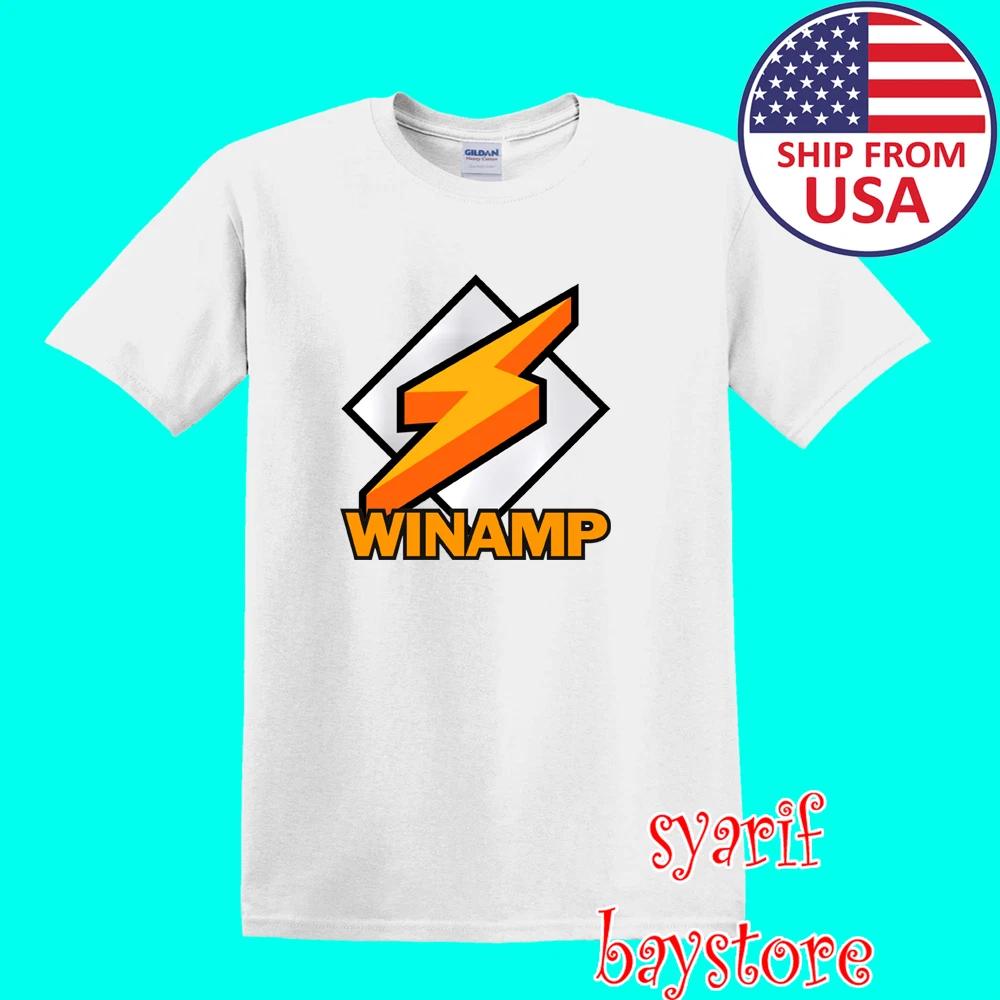 Winamp Old Men s White Size S to 5XL S