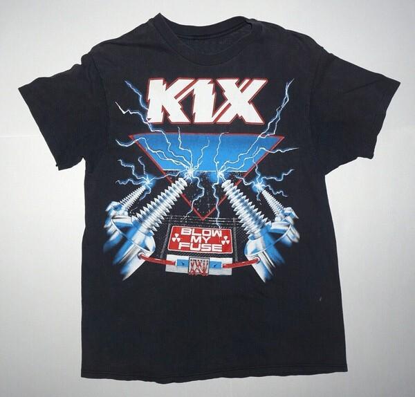 

Vintage KIX Band Blow My Fuse Shirt Short Sleeve Black Unisex S-234XL E1257 Unisex T-Shirt M