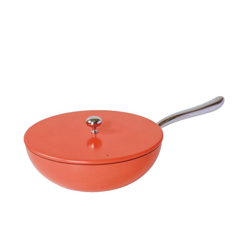 SANHO Pangu Series 30cm 0-Coating Titanium Non-stick Wok