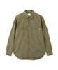 AVIREX BASIC ARMY POPLIN L/S SHIRT Men's L 310 Olive