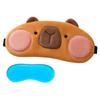 Cooler Cold Gel Kapibala Capybara Sleeping Eyepatch Breathable Plush Eye Patch  Travel Rest Relax