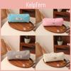 Pastel Corduroy Pen Bag With Slim Design For School And Office Use